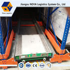 Orange Channel Type Shuttle Pallet Racking Baja Q235B Dengan Frame Pra Galvanis